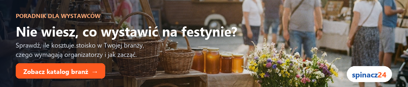 Nie wiesz, co wystawić na festynie? Sprawdź katalog branż i ceny stoisk