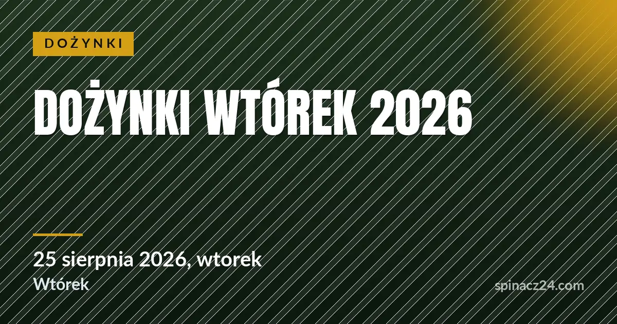 Dożynki Wtórek 2026