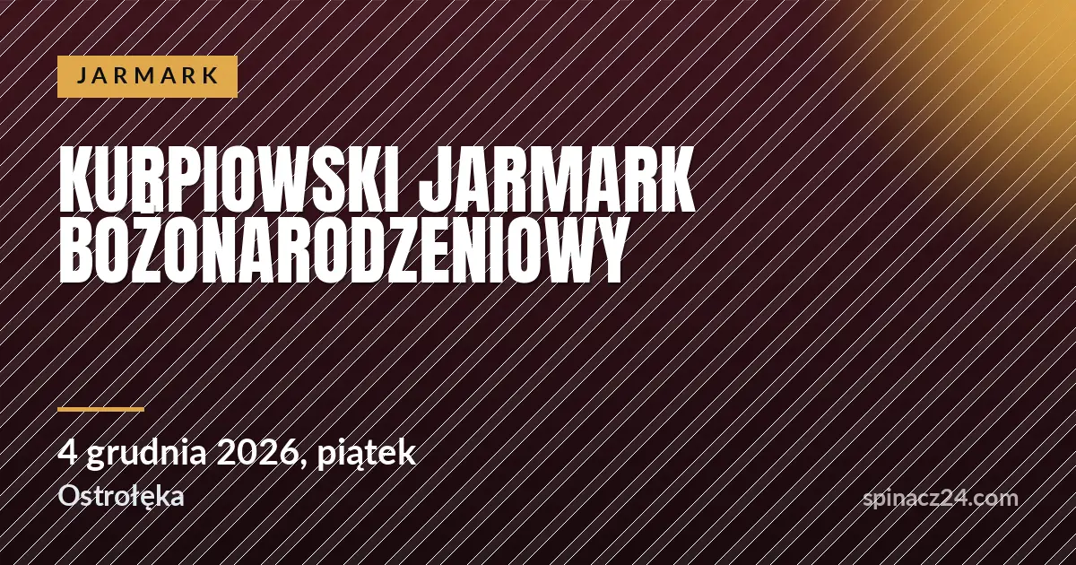 Kurpiowski Jarmark Bożonarodzeniowy