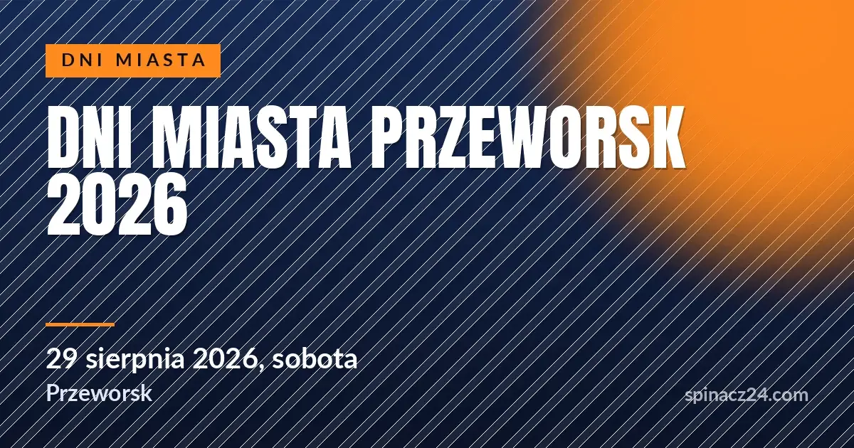 Plakat: Dni Miasta Przeworsk 2026