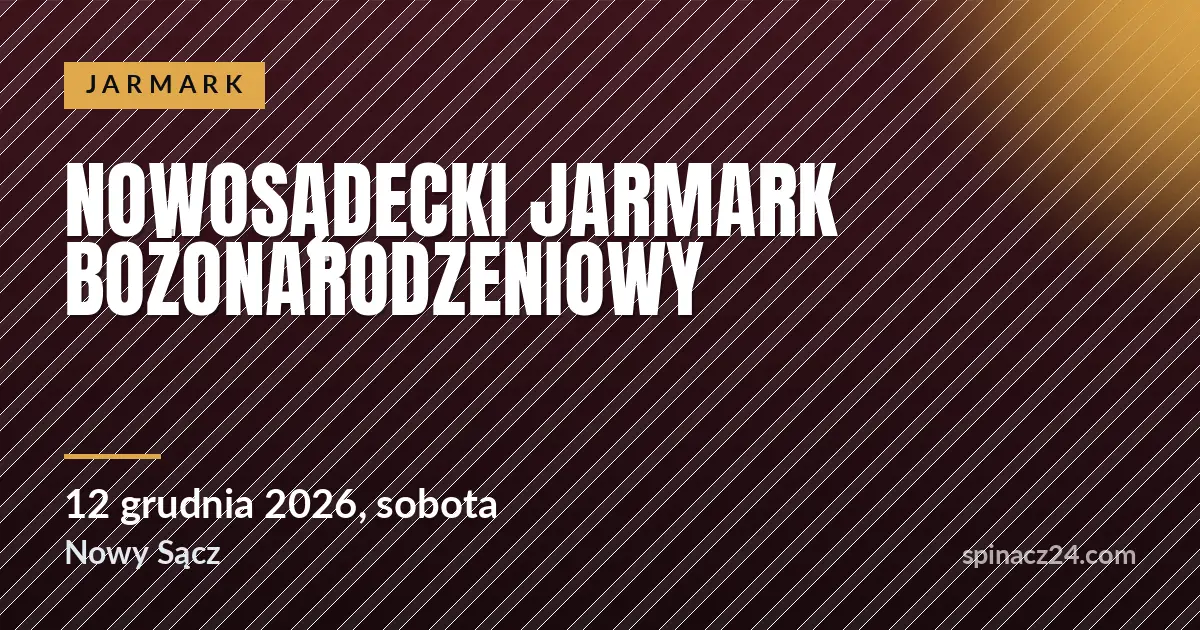 Nowosądecki Jarmark Bożonarodzeniowy