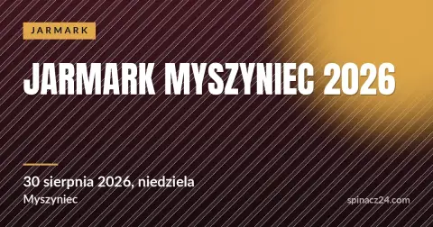 Plakat: Jarmark Myszyniec 2026