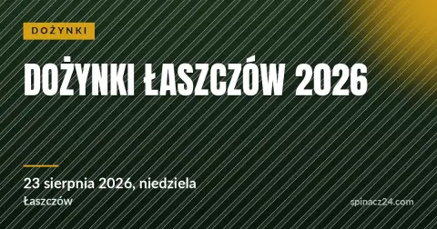 Plakat: Dożynki Łaszczów 2026