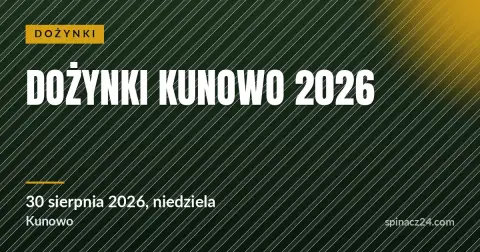 Plakat: Dożynki Kunowo 2026