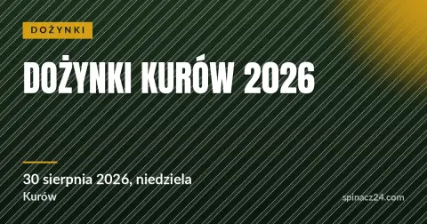 Plakat: Dożynki Kurów 2026