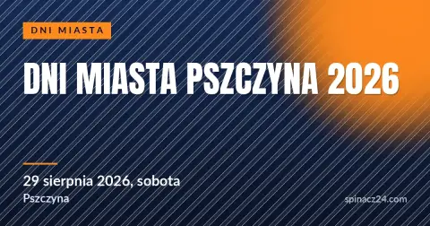 Plakat: Dni Miasta Pszczyna 2026