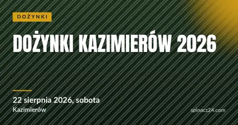 Plakat: Dożynki Kazimierów 2026
