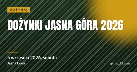 Plakat: Dożynki Jasna Góra 2026