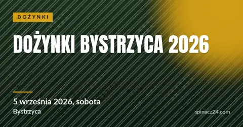 Plakat: Dożynki Bystrzyca 2026