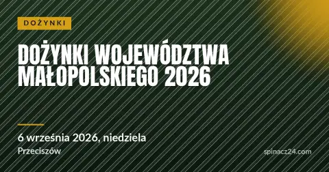 Plakat: Dożynki Województwa Małopolskiego 2026