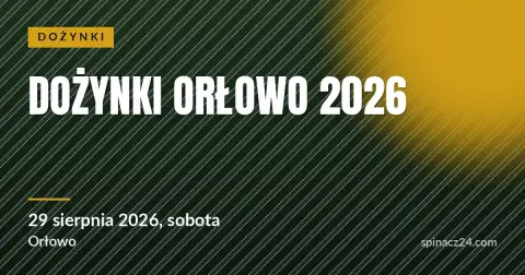 Plakat: Dożynki Orłowo 2026