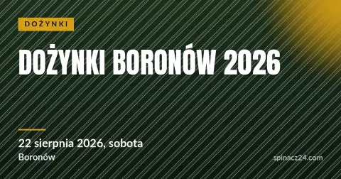 Plakat: Dożynki Boronów 2026