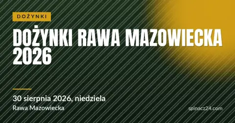 Plakat: Dożynki Rawa Mazowiecka 2026