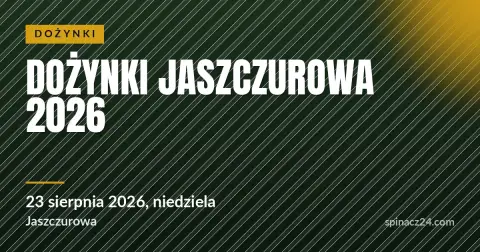 Plakat: Dożynki Jaszczurowa 2026