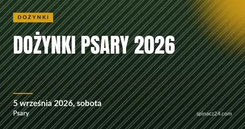 Plakat: Dożynki Psary 2026