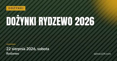 Plakat: Dożynki Rydzewo 2026