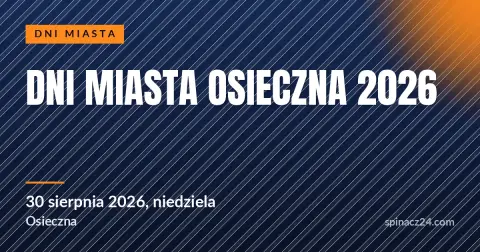 Plakat: Dni Miasta Osieczna 2026