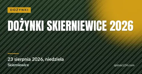 Plakat: Dożynki Skierniewice 2026