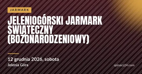 Plakat: Jeleniogórski Jarmark Świąteczny (Bożonarodzeniowy)
