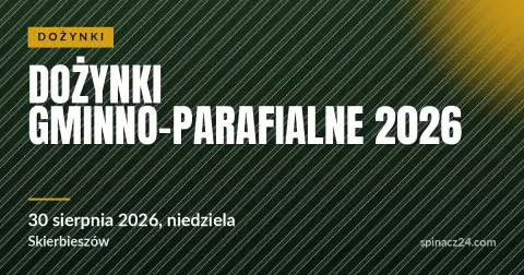 Plakat: Dożynki Gminno-Parafialne 2026