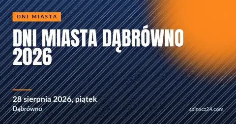 Plakat: Dni Miasta Dąbrówno 2026