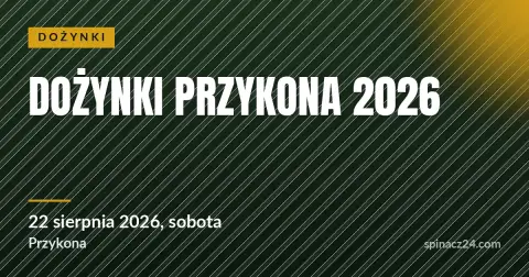 Plakat: Dożynki Przykona 2026