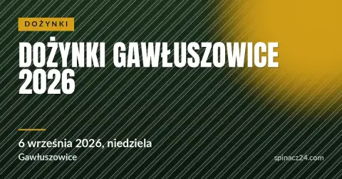 Plakat: Dożynki Gawłuszowice 2026