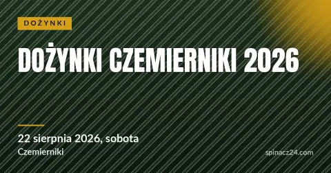 Plakat: Dożynki Czemierniki 2026
