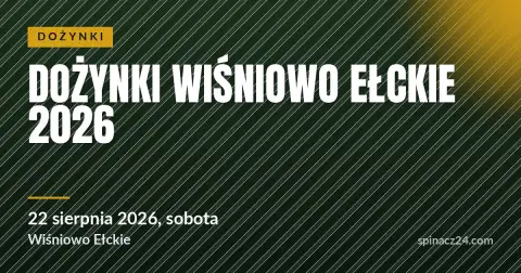 Plakat: Dożynki Wiśniowo Ełckie 2026