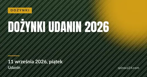 Plakat: Dożynki Udanin 2026