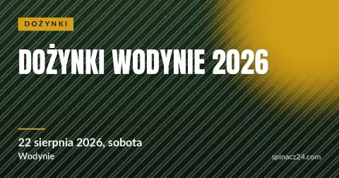 Plakat: Dożynki Wodynie 2026
