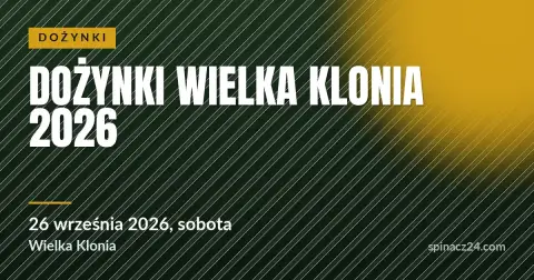 Plakat: Dożynki Wielka Klonia 2026