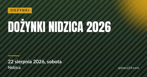 Plakat: Dożynki Nidzica 2026