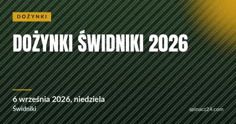Plakat: Dożynki Świdniki 2026
