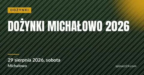 Plakat: Dożynki Michałowo 2026