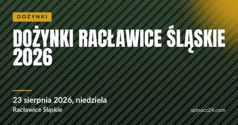 Plakat: Dożynki Racławice Śląskie 2026