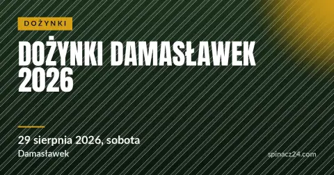 Plakat: Dożynki Damasławek 2026
