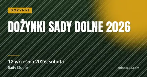 Plakat: Dożynki Sady Dolne 2026