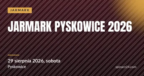 Plakat: Jarmark Pyskowice 2026