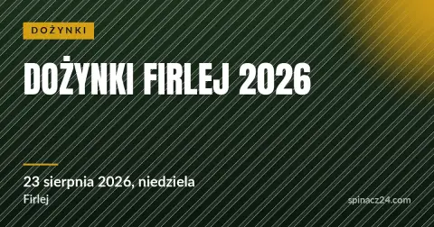 Plakat: Dożynki Firlej 2026
