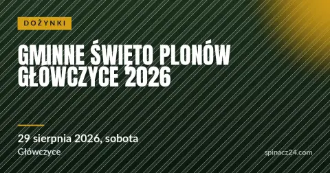 Plakat: Gminne Święto Plonów Główczyce 2026