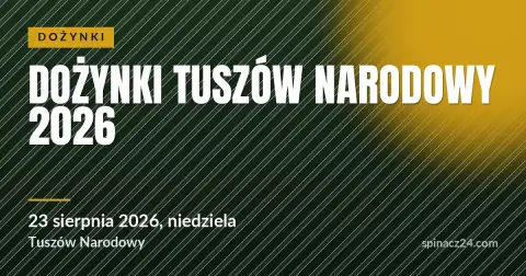 Plakat: Dożynki Tuszów Narodowy 2026