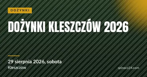 Plakat: Dożynki Kleszczów 2026