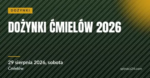 Plakat: Dożynki Ćmielów 2026