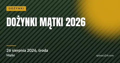 Plakat: Dożynki Mątki 2026
