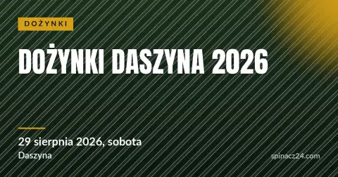 Plakat: Dożynki Daszyna 2026