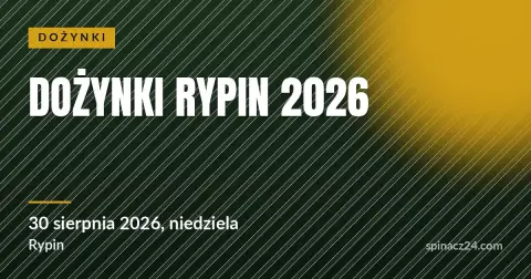 Plakat: Dożynki Rypin 2026
