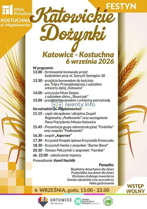Plakat: KATOWICKIE DOŻYNKI 2026