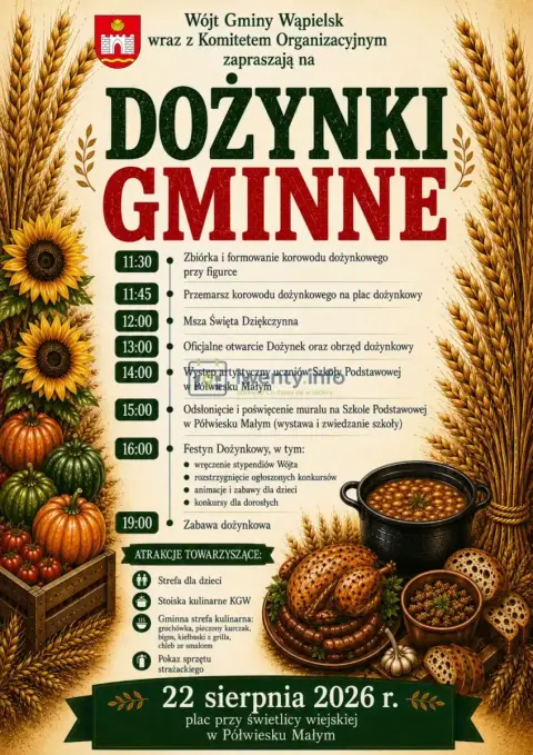 Dożynki Gminne 2026 w Gminie Wąpielsk