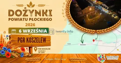 Plakat: Dożynki Powiatu Płockiego 2026